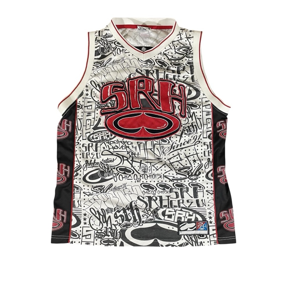 SRH Graphic Men's Tank Top Black and White